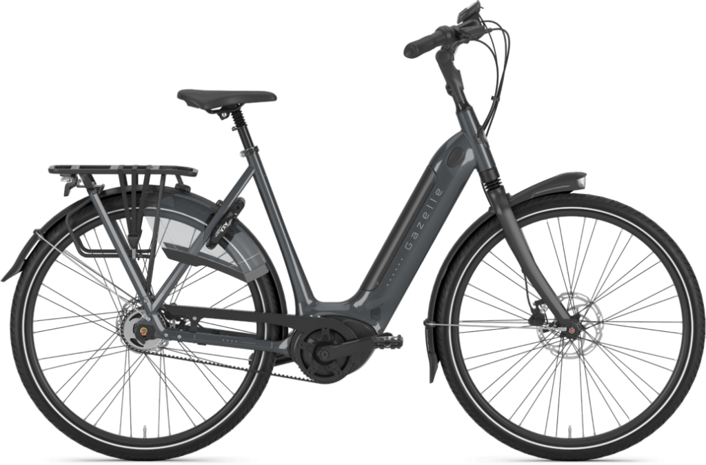 Gazelle GRENOBLE C5 HMB Belt Dame 2022 - Grå