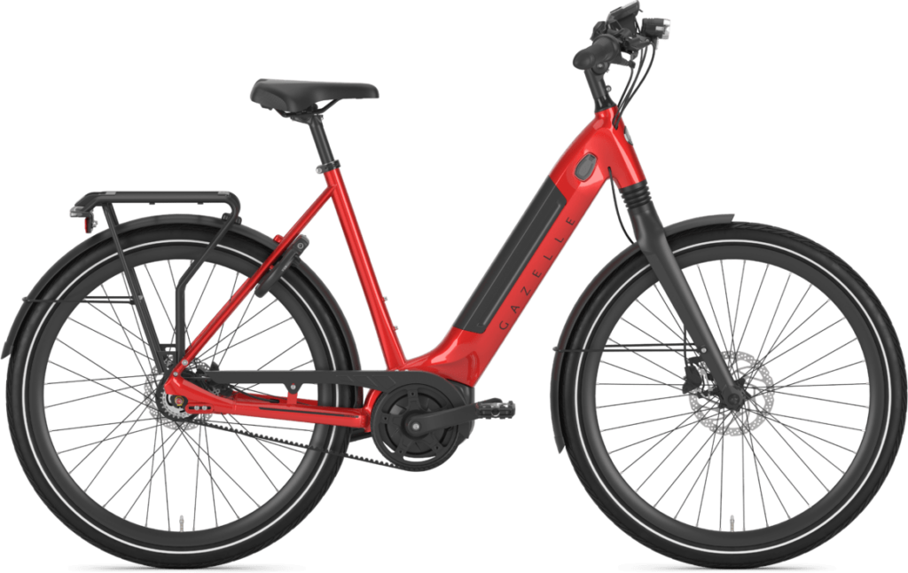 Gazelle ULTIMATE C8+ HMB BELT Dame 2022 - Rød