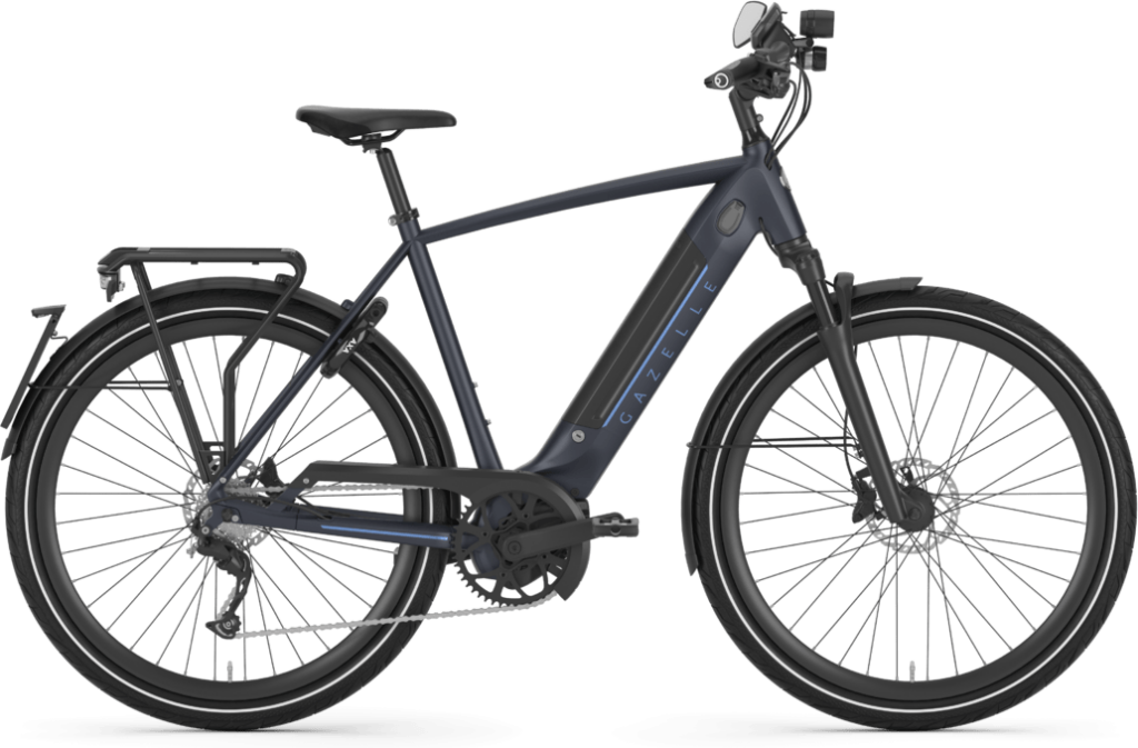 Gazelle Ultimate Speed S10 HMB 45 Km/t Herre - KAMPAGNE - Blå