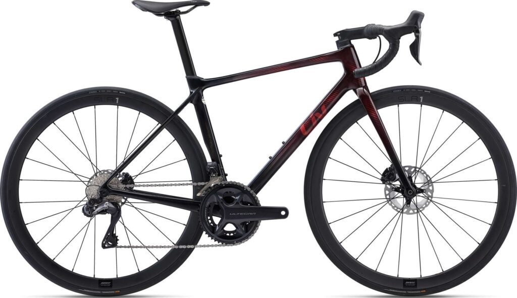 Giant Liv Langma Advanced Pro 0 Disc 2022 - Grå/Rød
