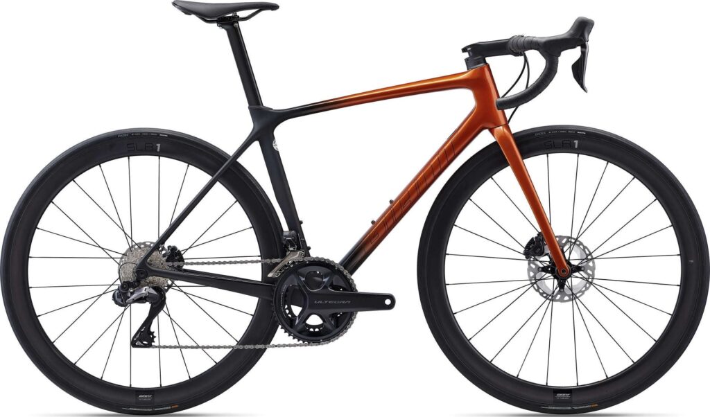 Giant TCR Advanced Pro 0 Disc Di2 2022 - Sort/Orange