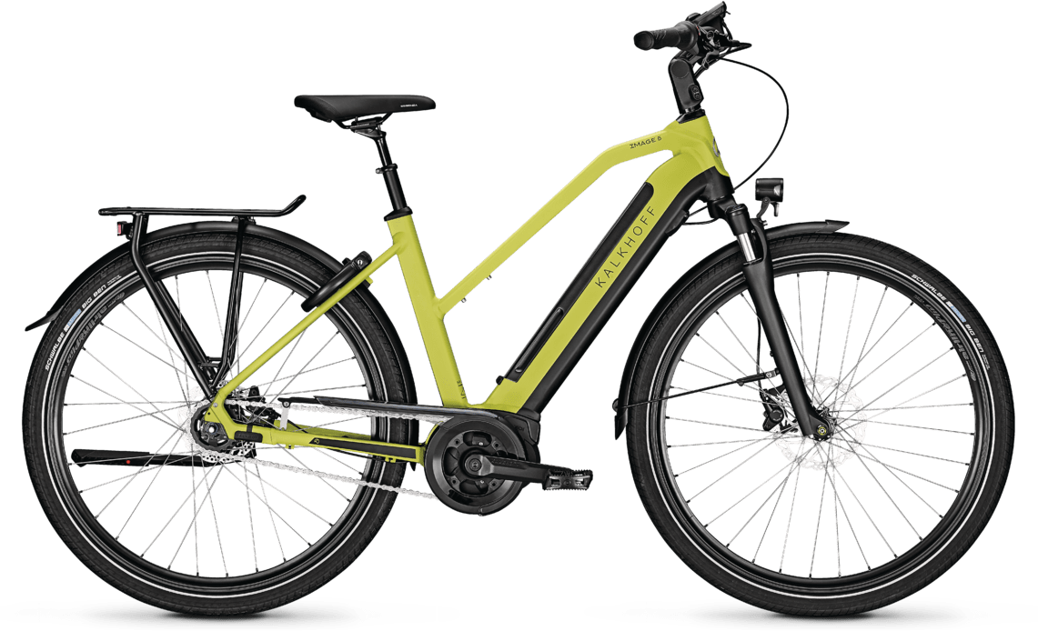 Kalkhoff IMAGE 5.B XXL Dame 2020 - Sort/Grøn – Bikeland