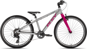 PUKY LS-PRO 24-8 Alu 24" – Sølv/lilla