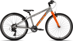 PUKY LS-PRO 24-8 Alu 24" – Sølv/orange