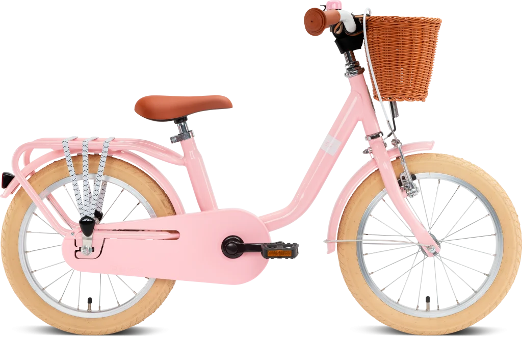 PUKY Steel Classic 16" - Lyserød