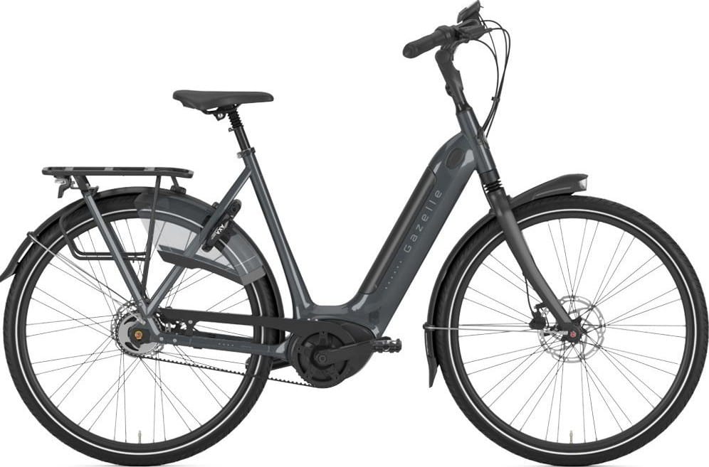 Gazelle ARROYO C5 HMB ELITE BELT 500wh Dame 2022 – Grå