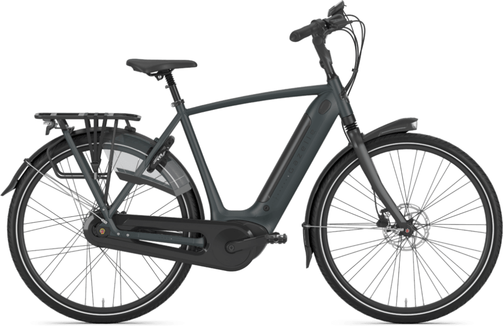 Gazelle GRENOBLE C380 HMB 500wh Herre 2022 – Grå