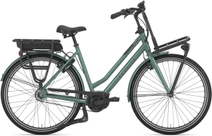 Gazelle HEAVYDUTYNL C5 HMB Belt 400wh Dame 2022 – Grøn