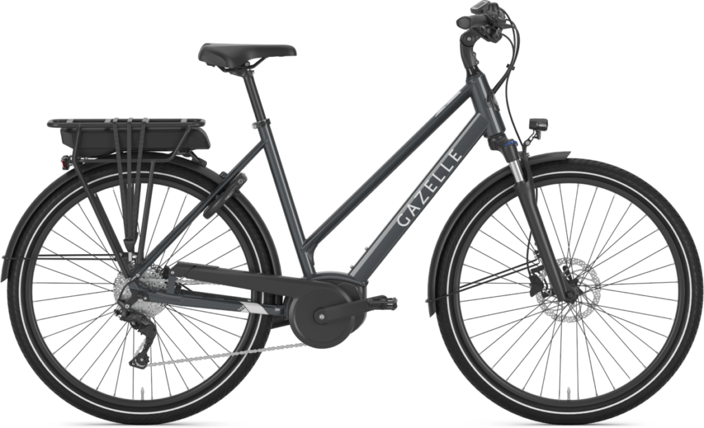 Gazelle MEDEO T9 HMB 400wh Dame 400wh 2022 - Grå