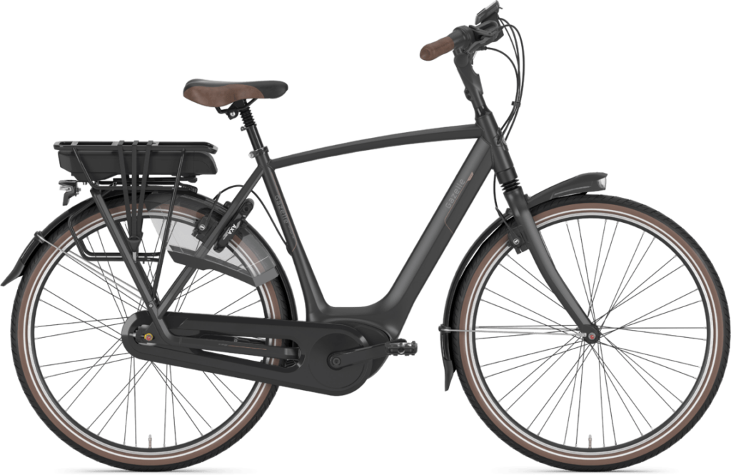 Gazelle ORANGE C8 HMB 400wh Herre 2022 - Sort