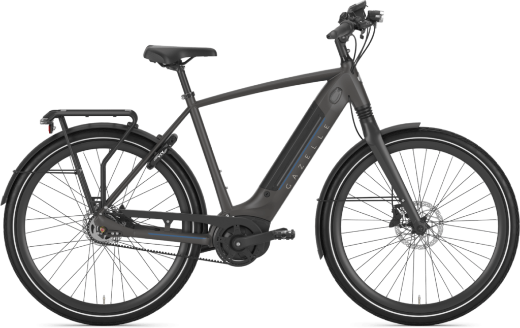 Gazelle ULTIMATE C5 HMB Belt 500wh Herre 2022 - Grå