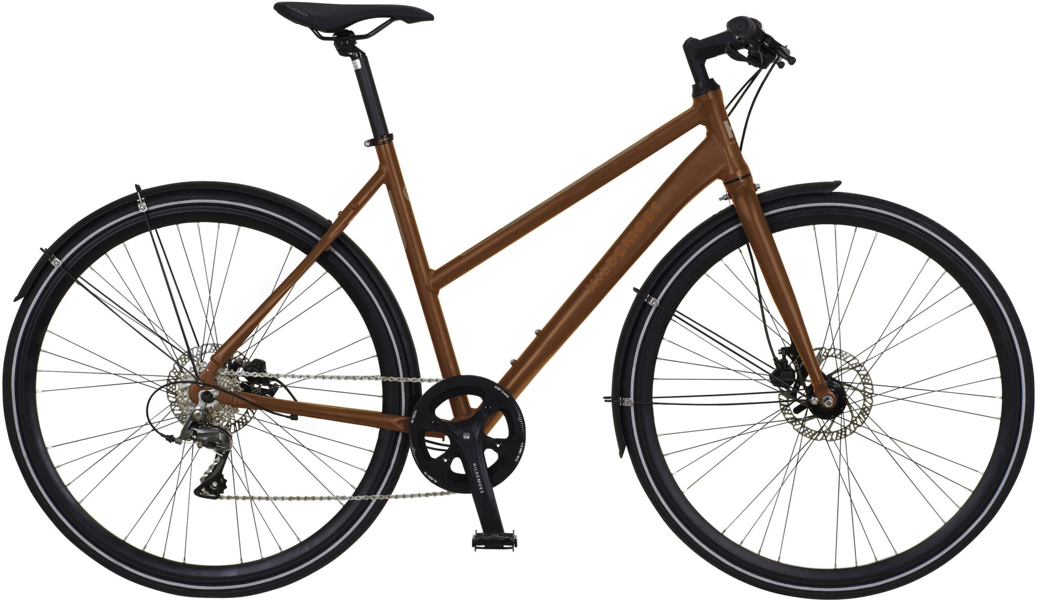 Kildemoes Hyper Fitness Dame 8g 2022 Brun Bikeland
