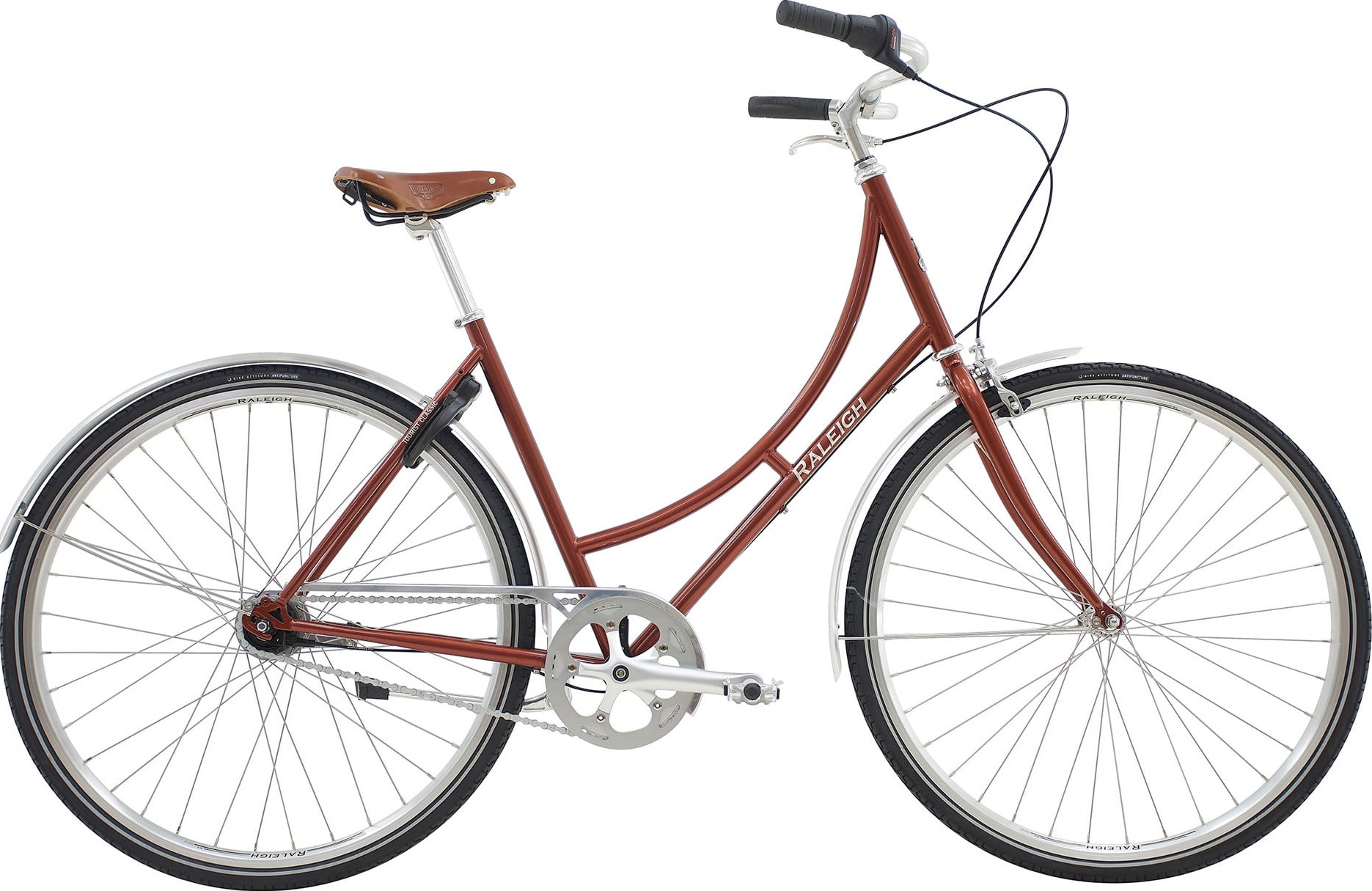 Raleigh Tourist Classic Dame 7g 2022 Brun Bikeland