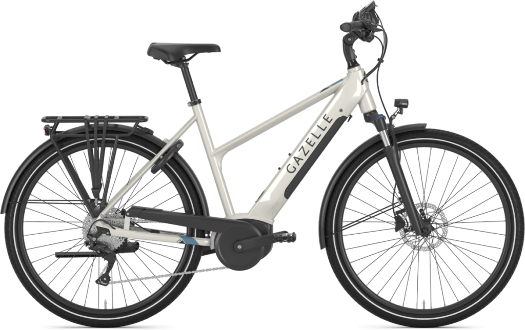 Gazelle MEDEO T10 HMB 400wh Dame 2022 - Hvid