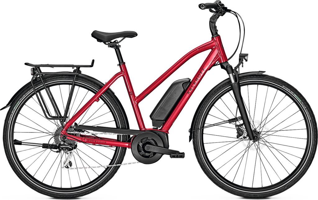 Kalkhoff ENDEAVOUR 1.B MOVE 500wh Dame - Rød