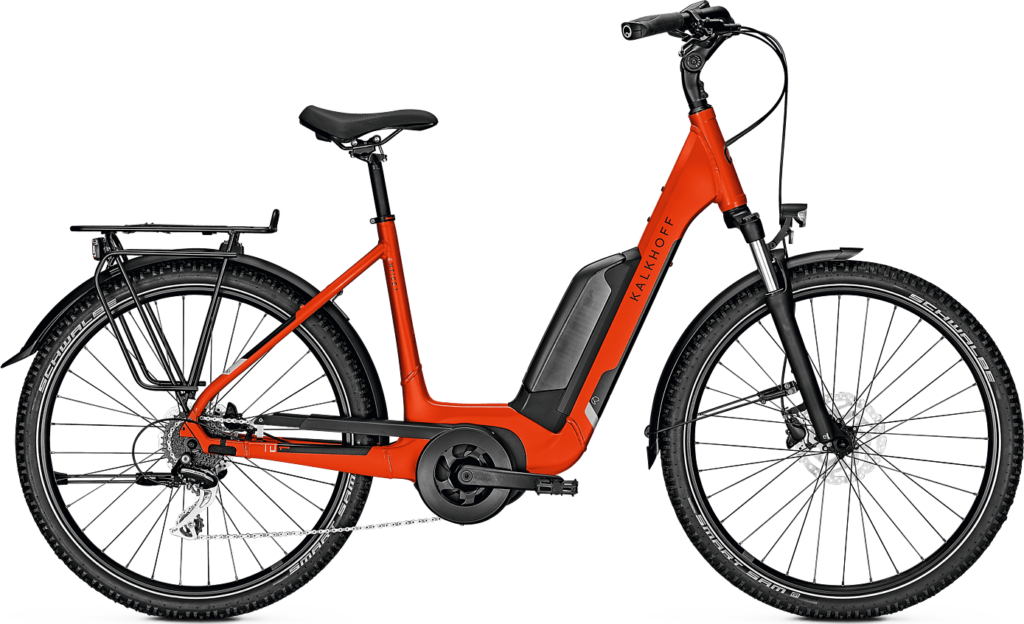 Kalkhoff ENTICE 1.B MOVE 500wh Dame - Rød