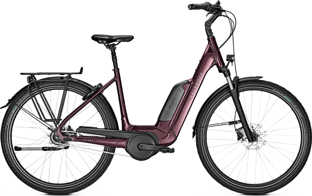 Kalkhoff IMAGE 1.B ADVANCE 500wh Dame - Rød