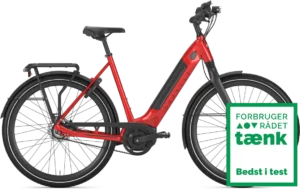 Gazelle ULTIMATE C8+ HMB BELT Dame 2022 – Rød (TESTVINDER)