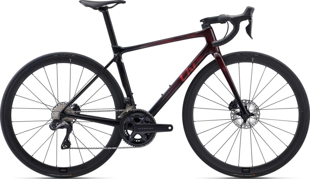 Giant Liv Langma Advanced Pro 0 Disc 2023 - Grå/Rød