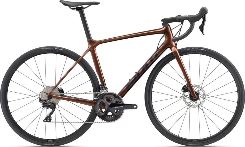 Giant TCR Advanced 2 Disc-Pro Compact 2023 - Orange/Brun