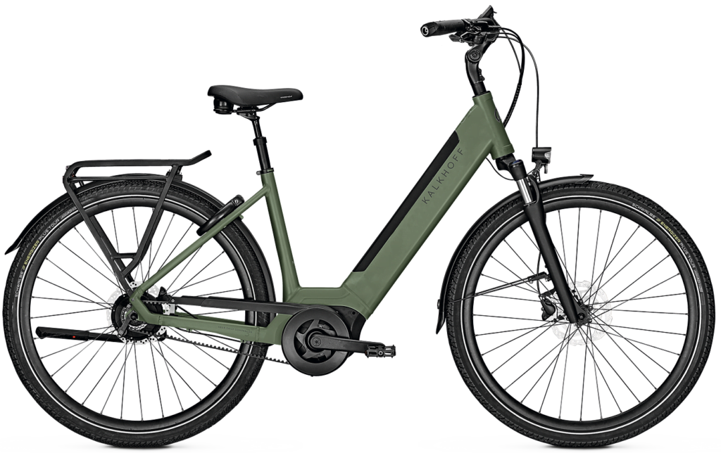 Kalkhoff IMAGE 3.B EXCITE 625wh Dame 2023 - Grøn – Bikeland