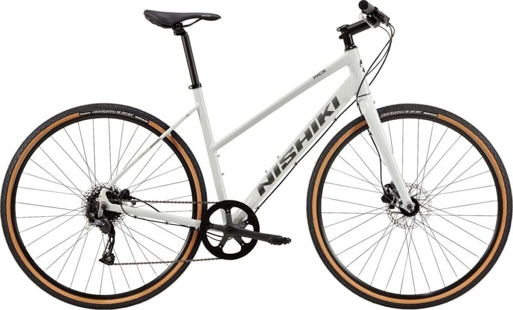 Nishiki Pace Dame 8g Acera 2023 – Hvid/Grå