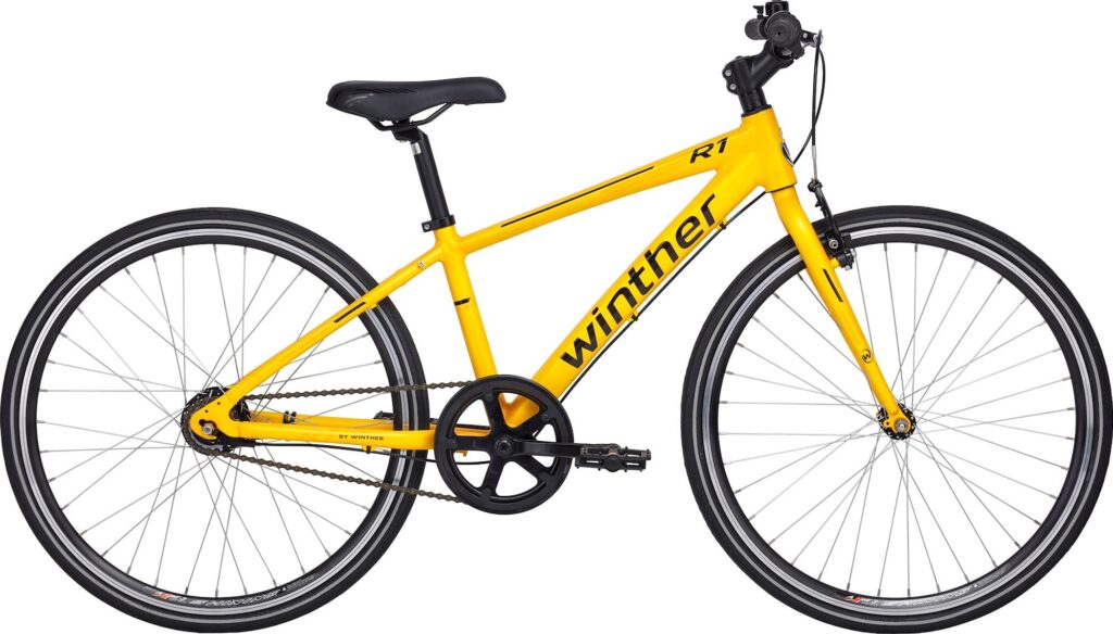 Winther R1 Sport Dreng 24" 7g 2023 - Gul