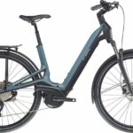 Bianchi E-Vertic C-Type 9g Bosch Dame 2023 - Sort/blå