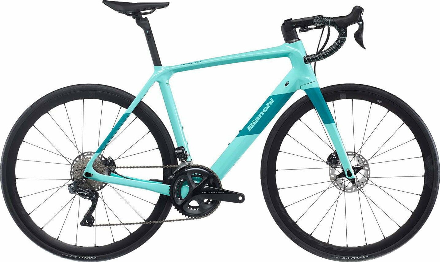 Bianchi Infinito Ultegra Di2 24g Disc 2023 - Celeste – Bikeland