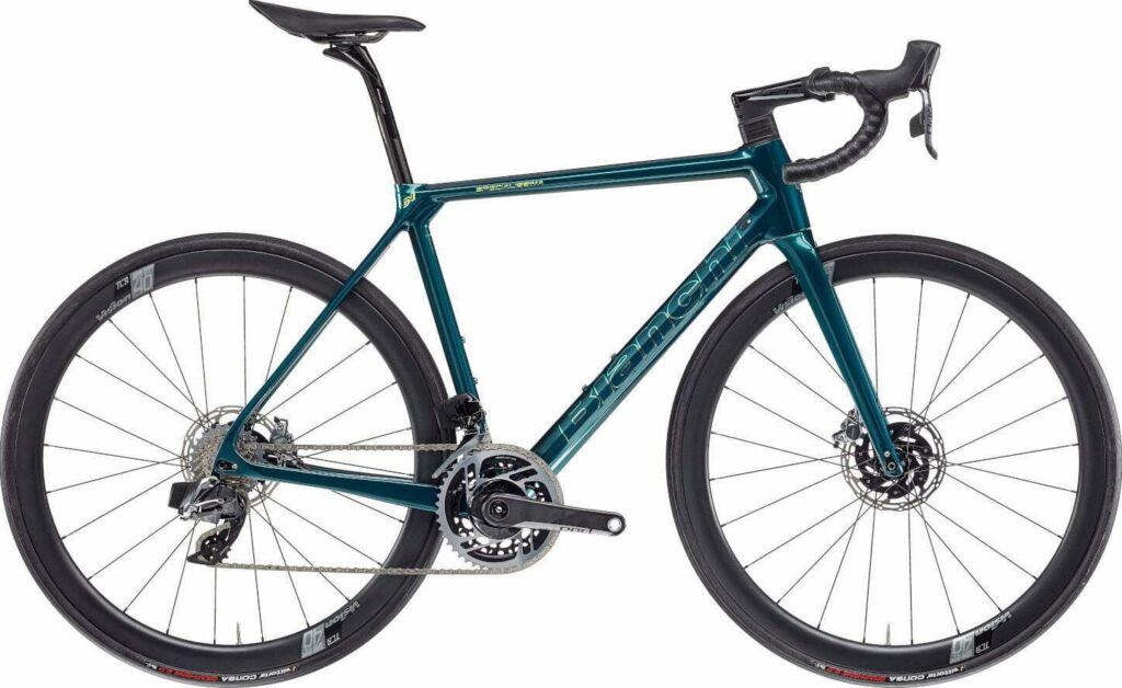 Bianchi Specialissima RED eTap AXS Di2 24g Disc 2023 - Grøn