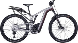 Bergamont E-Trailster 130 Pro 2023 – Sølv/Rød