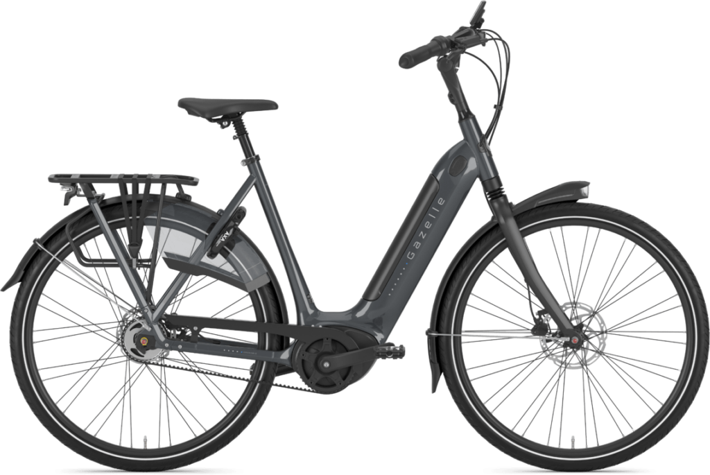 Gazelle GRENOBLE C5 HMB Belt Dame 2023 - Grå