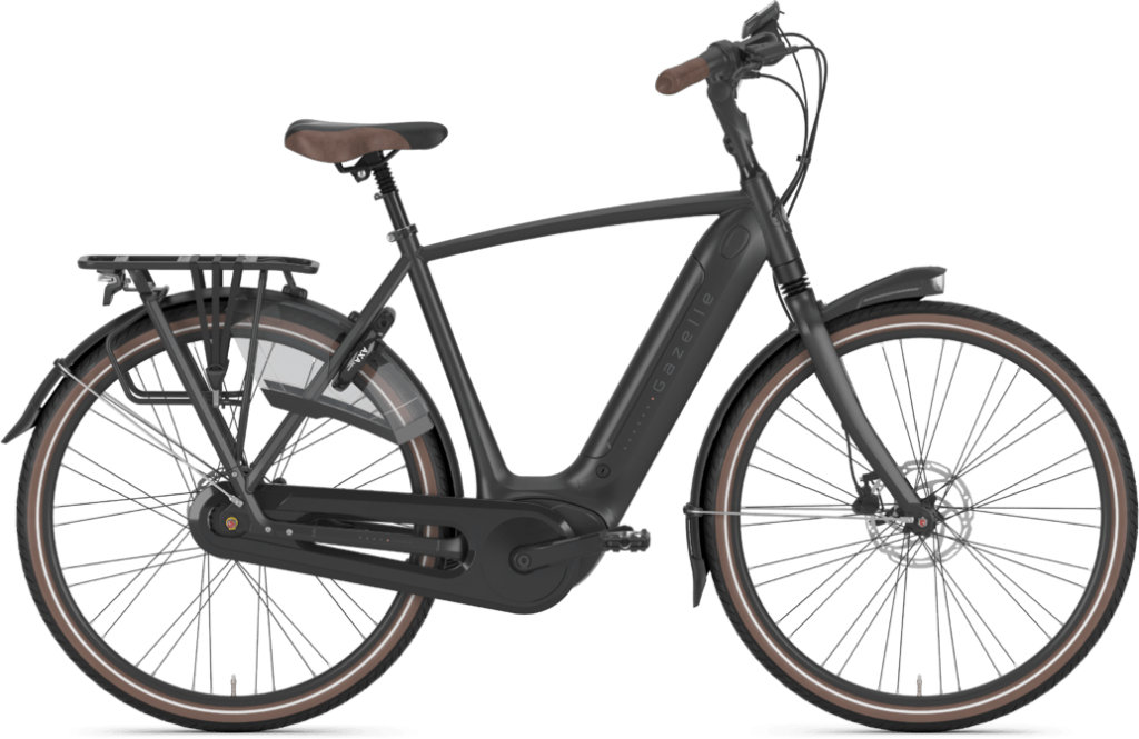 Gazelle GRENOBLE C8 HMB Herre 2023 - Sort