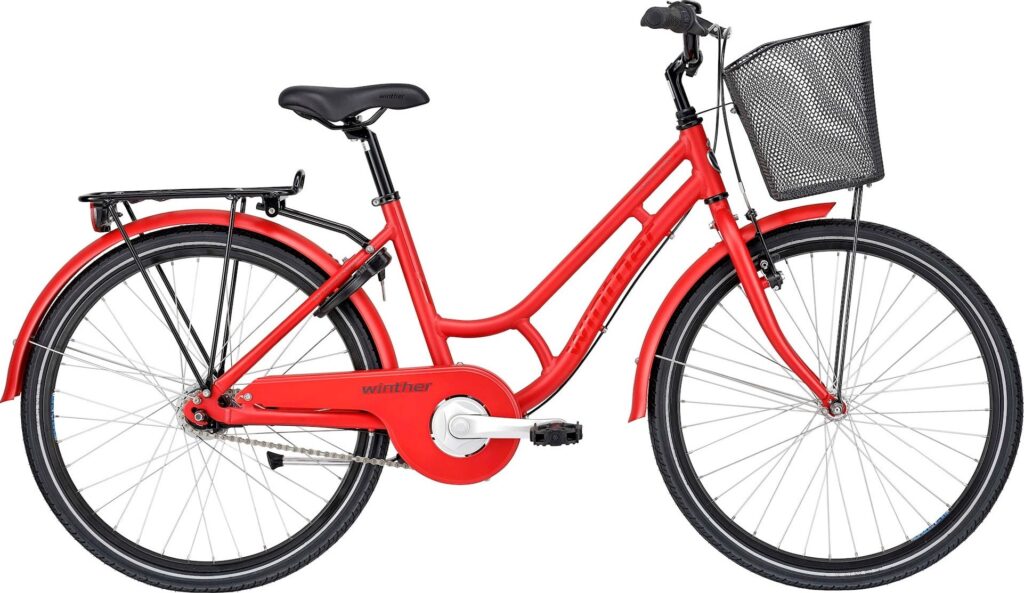 Red Winther 250 24" alu Granny 3g 2023 - Rød (Udstillingsmodel)