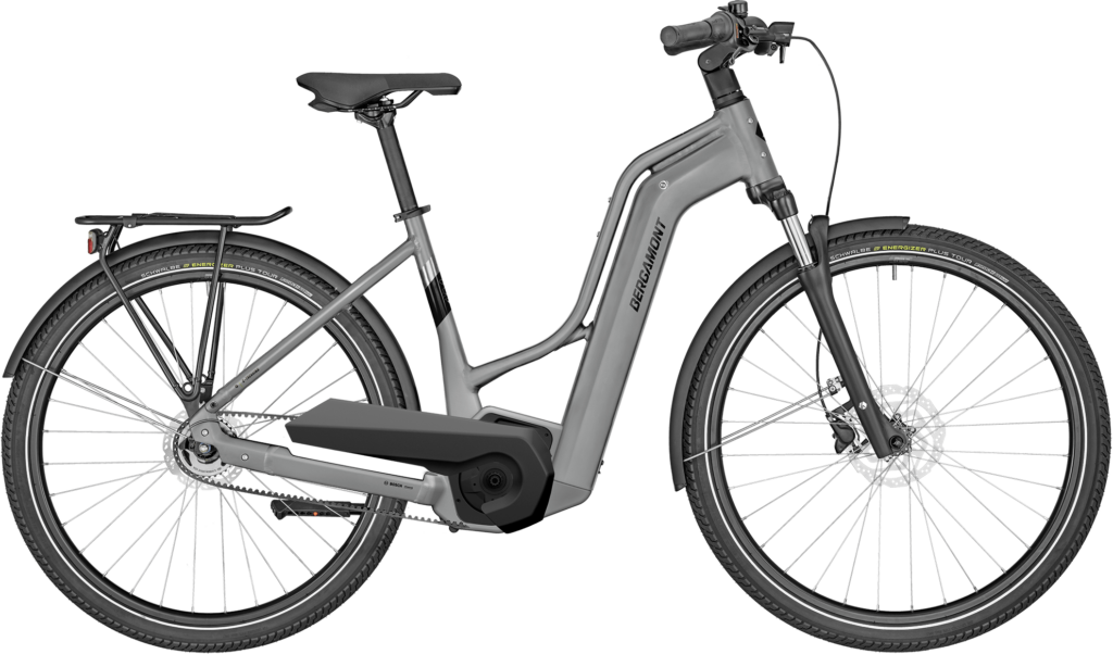 Bergamont E-Horizon N5e FH Belt Amsterdam 2024 - Grå
