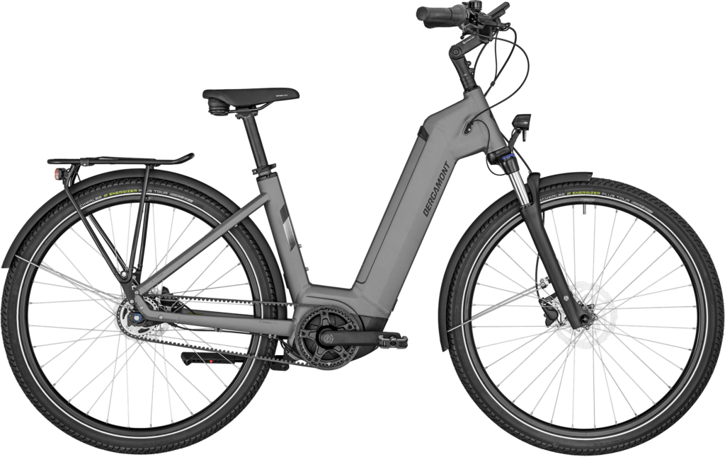 Bergamont E-Horizon N5e FH Belt Wave 2024 - Grå