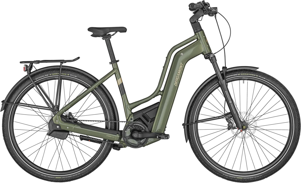 Bergamont E-Horizon Premium Pro Belt Amsterdam 2024 - Grøn