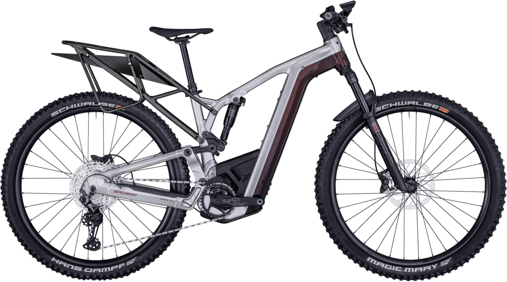 Bergamont E-Trailster 130 Pro 2024 - Sølv/Rød