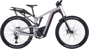 Bergamont E-Trailster 130 Pro 2024 – Sølv/Rød