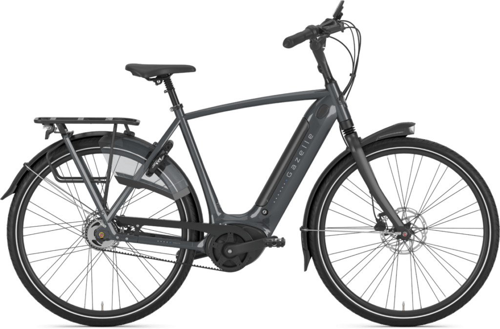 Gazelle ARROYO C5 HMB ELITE BELT Herre 2024 - Grå