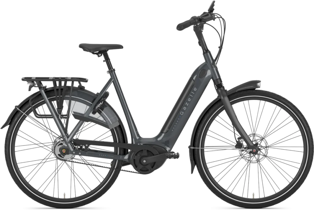 Gazelle GRENOBLE C5 HMB Belt Dame 2024 - Grå