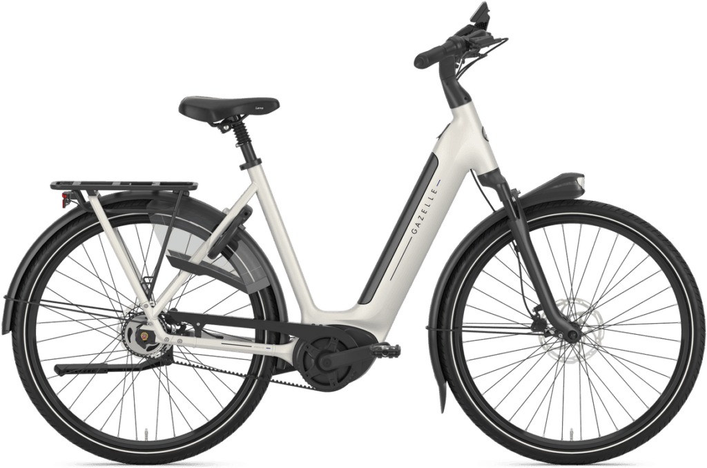 Gazelle Arroyo C5 HMB Elite Dame 2025 - Ivory White