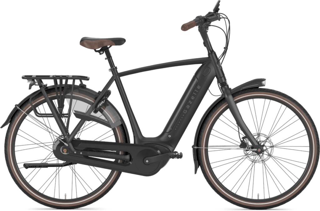 Gazelle Grenoble C8 HMB  Herre 2025 - Sort