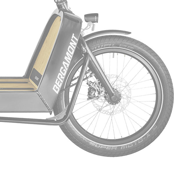 front hub på Bergamont E-Cargoville LJ Edition