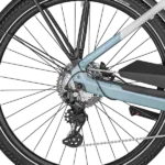Bagnav med Shimano Deore Linkglide bagskifter på Bergamont E-Horizon Edition LTD