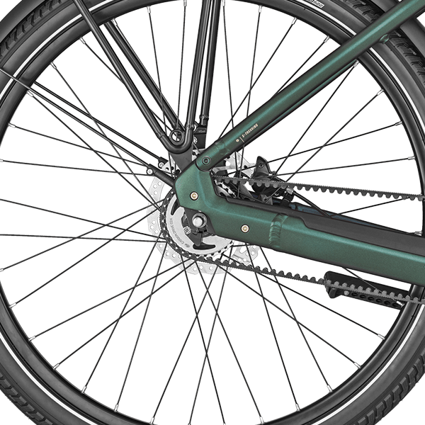 Bagnav på Bergamont E-Horizon Elite 6 Belt