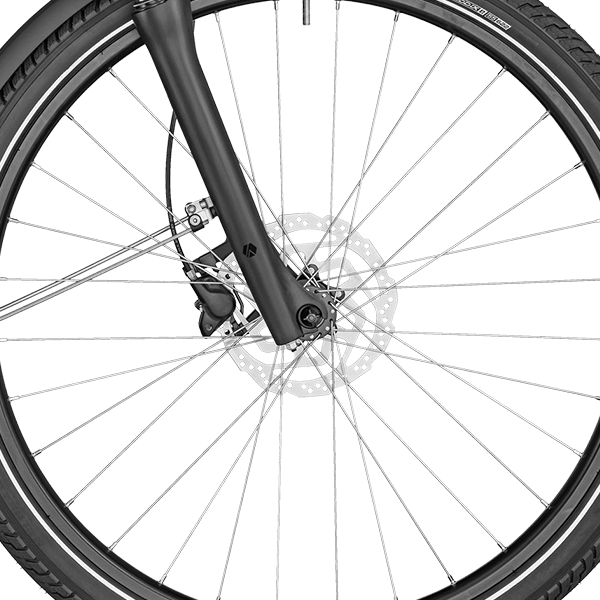 front hub på Bergamont E-Horizon N5e FH Amsterdam