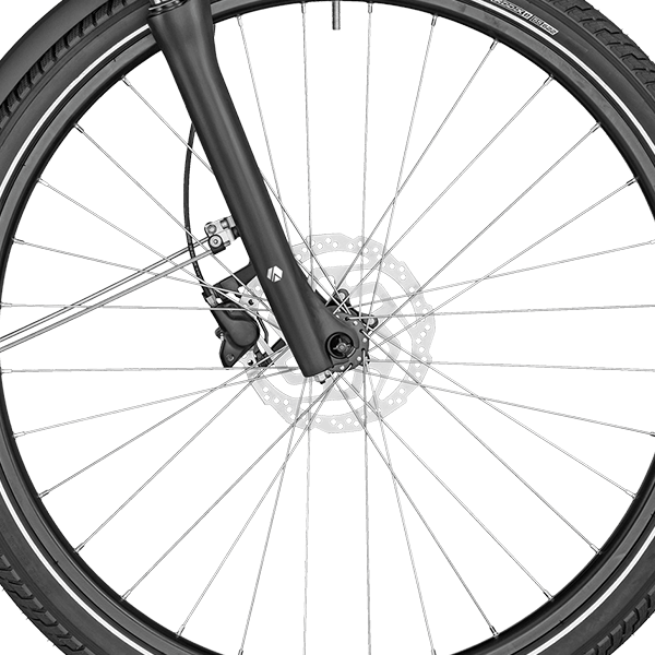 front hub på Bergamont E-Horizon N5e FH Belt Amsterdam