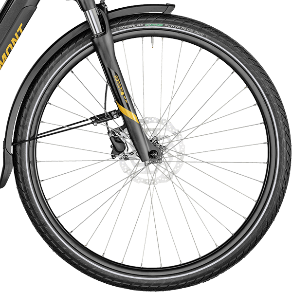 front hub på Bergamont E-Horizon N8 CB 500 Amsterdam