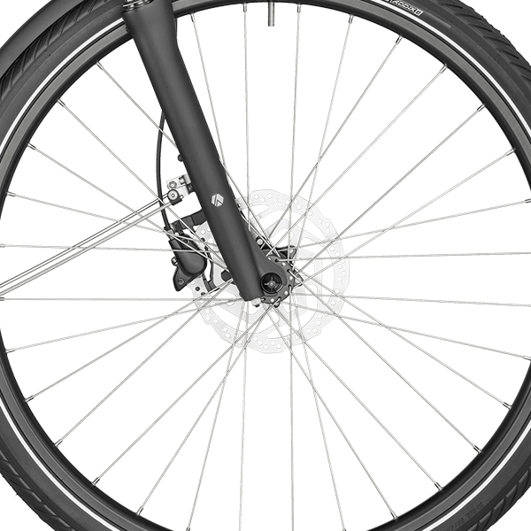 front hub på Bergamont E-Horizon N8 CB Wave